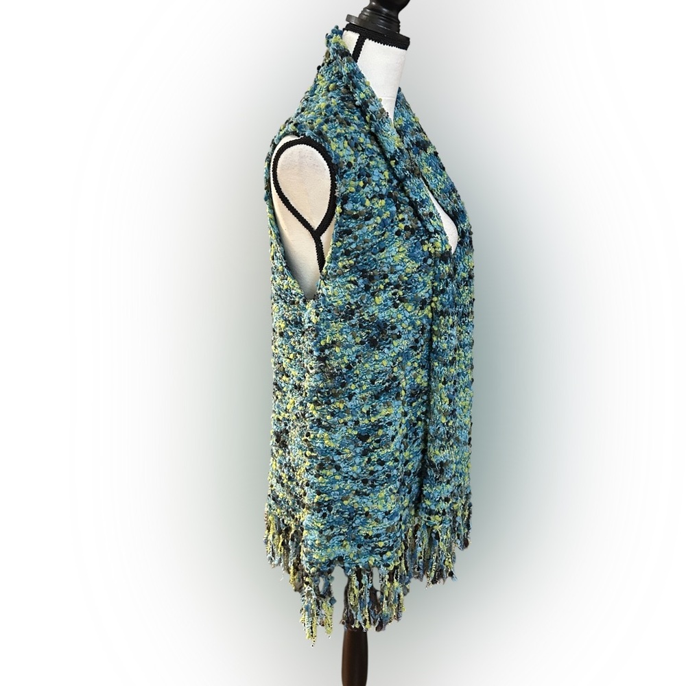 Ruby Rd. Multicolor Textured Knit cardigan/Vest-L - Picture 10 of 10